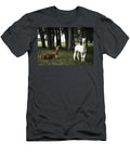 A Steam Train Crosses the 156 Foot Tall Bass Point Creek Bridge Les Classics T-Shirt