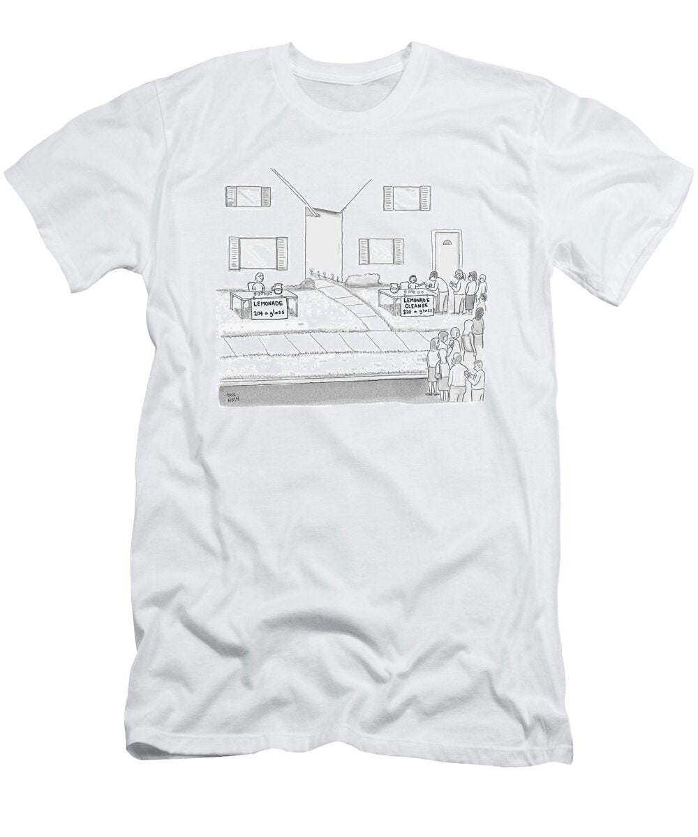 A Suburban Lemonade Stand Attracts No Business Paul Noth T-Shirt