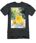 A Vintage Lemonade Pitcher on a Sunny Table Flora Brown T-Shirt