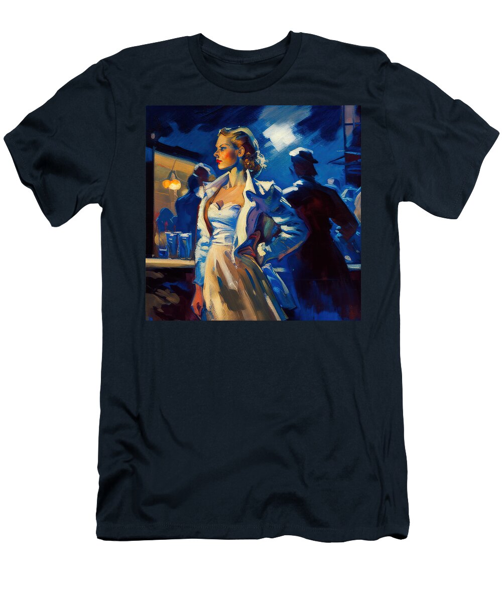 A Warm Night Outside the Bar My Head Cinema T-Shirt