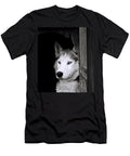 A Watchful Husky Dog Shaun Higson T-Shirt