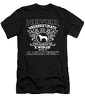 A Woman with an Alaskan Husky Dog Tinh Tran Le Thanh T-Shirt