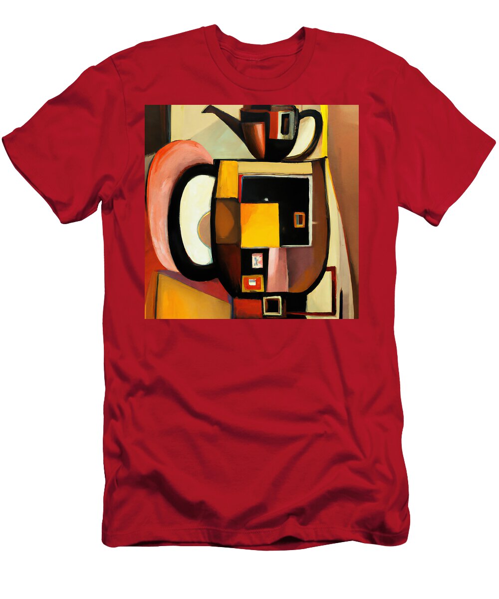 Abstract Coffee Art Stellart Studio T-Shirt