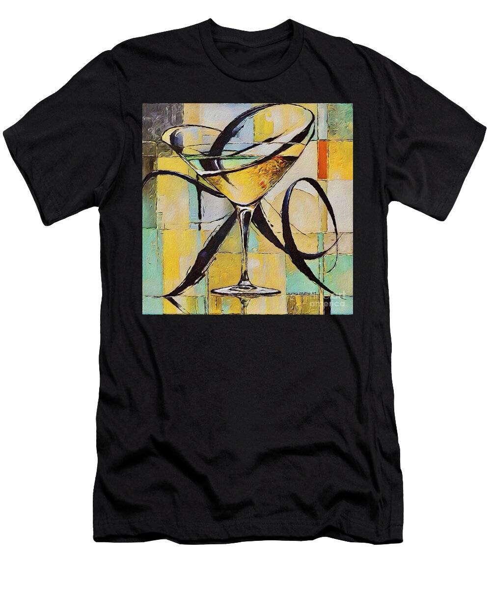 Abstract Martini Glass Lauries Intuitive T-Shirt