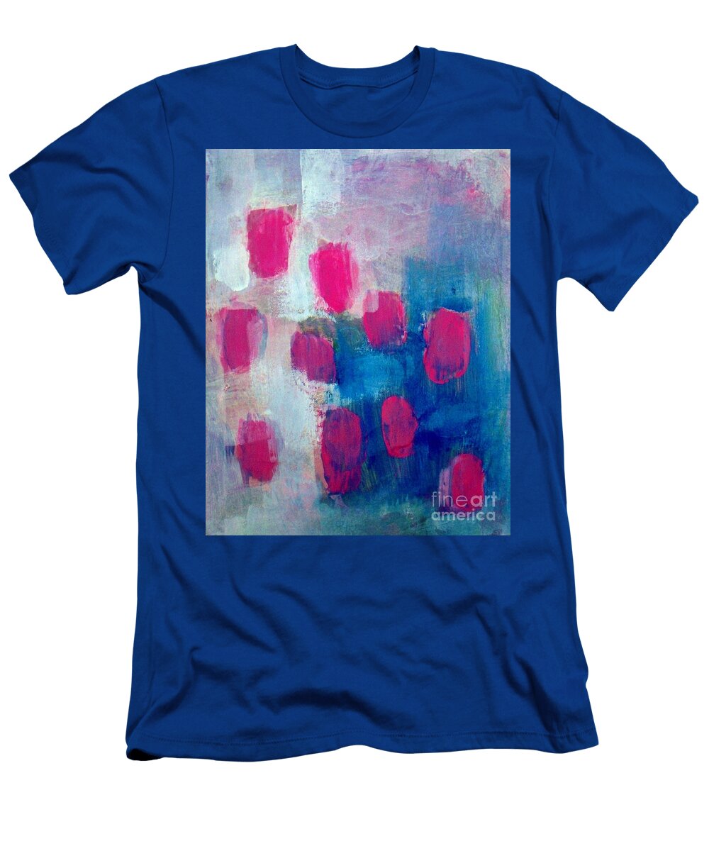 Abstract Pink Blue White Vesna Antic T-Shirt