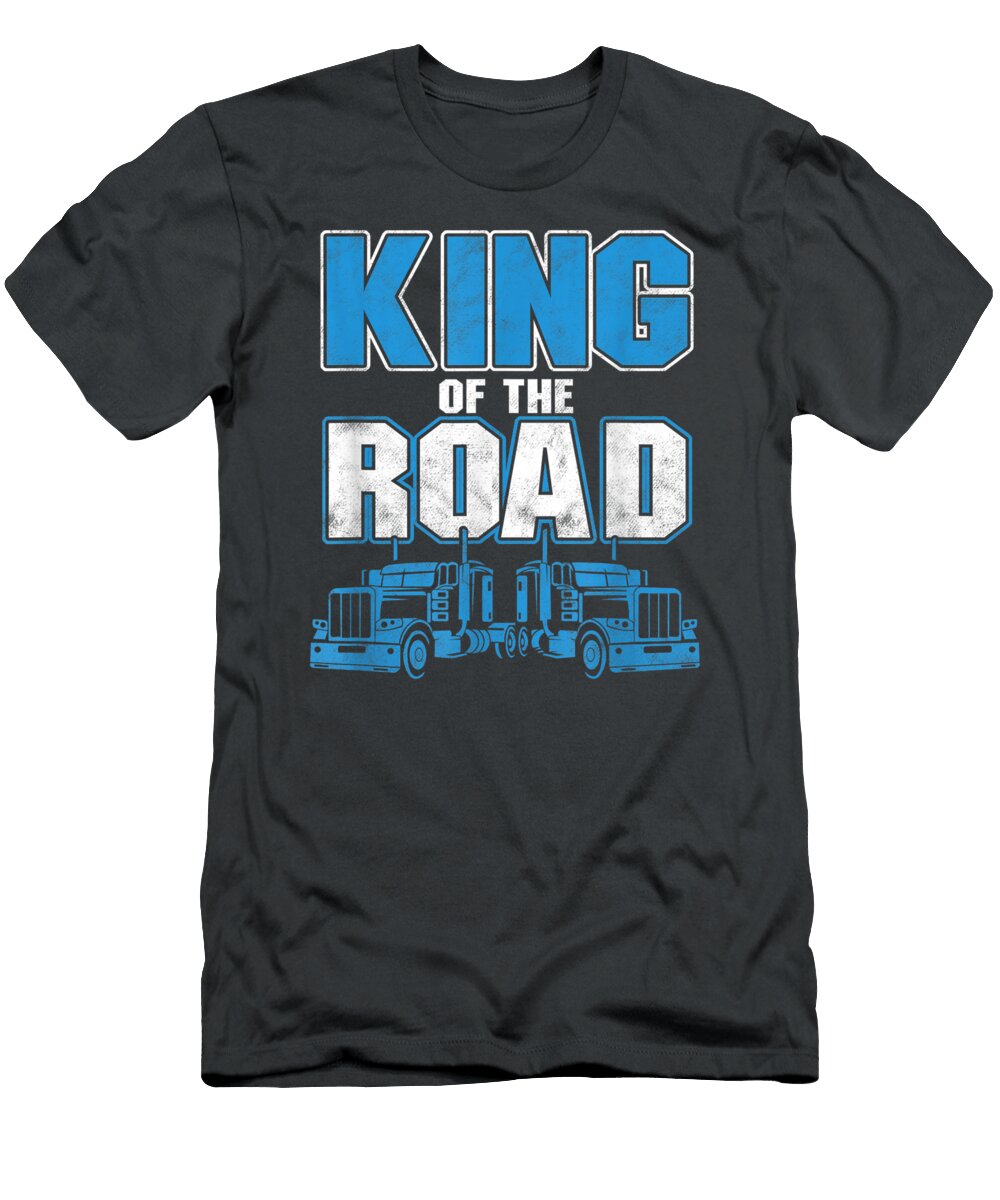 Ad Trucker Truck Driver Highway Truckers Foster Lia T-Shirt