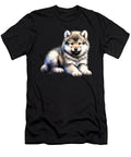 Adorable Alaskan Malamute Puppy Cute Dog Lovers Natalie Lidford T-Shirt