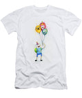 Adventure Time Finn with Birthday Balloons Jake Princess Bubblegum Bmo Olga Shvartsur T-Shirt