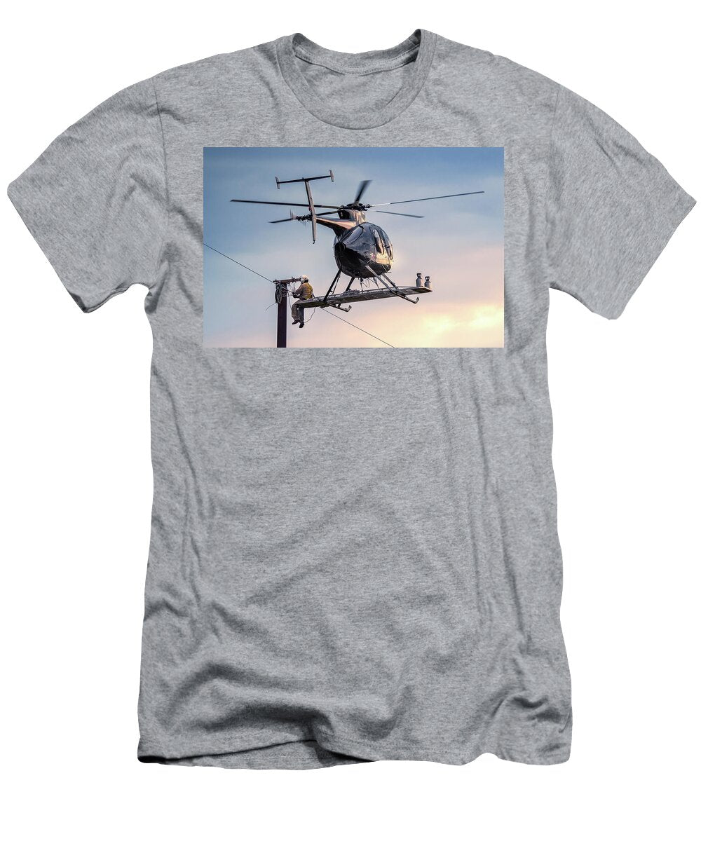 Aerial Balancing Act Pete Cowles T-Shirt