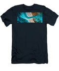 Aerial Turquoise Textures of Aruba Sven Andersen T-Shirt