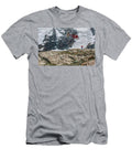 Air Zermatt Rescue Helicopter Picking Thomas Bekker T-Shirt