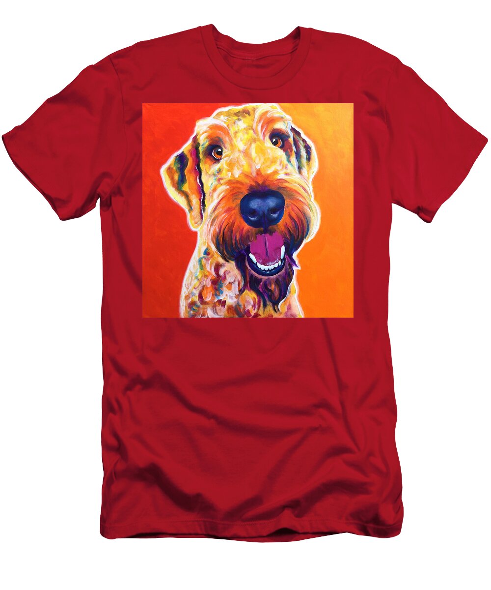 Airedoodle Hank Alicia Vannoy Call T-Shirt