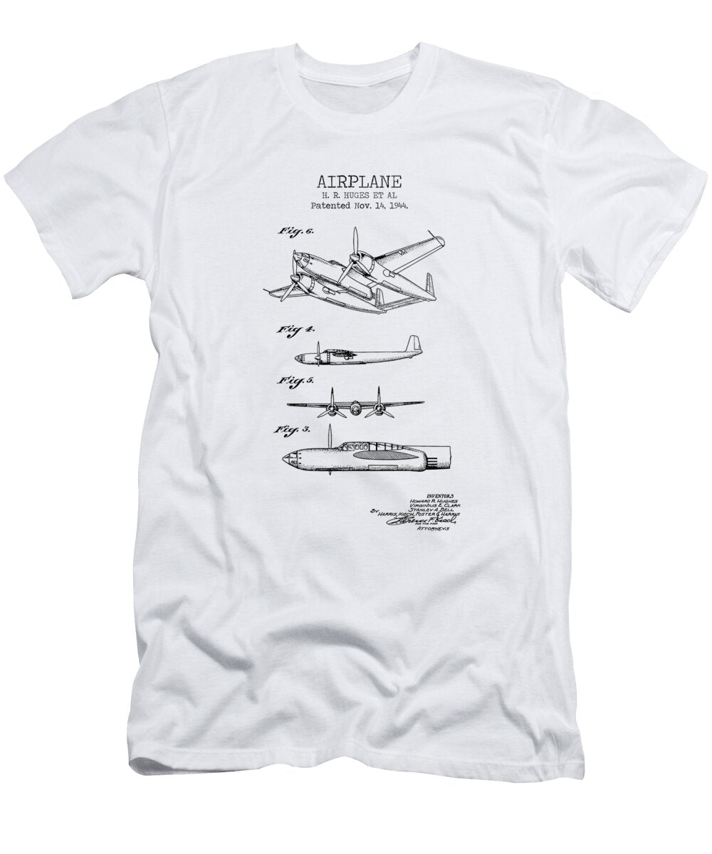 Airplane Patent Denny H T-Shirt
