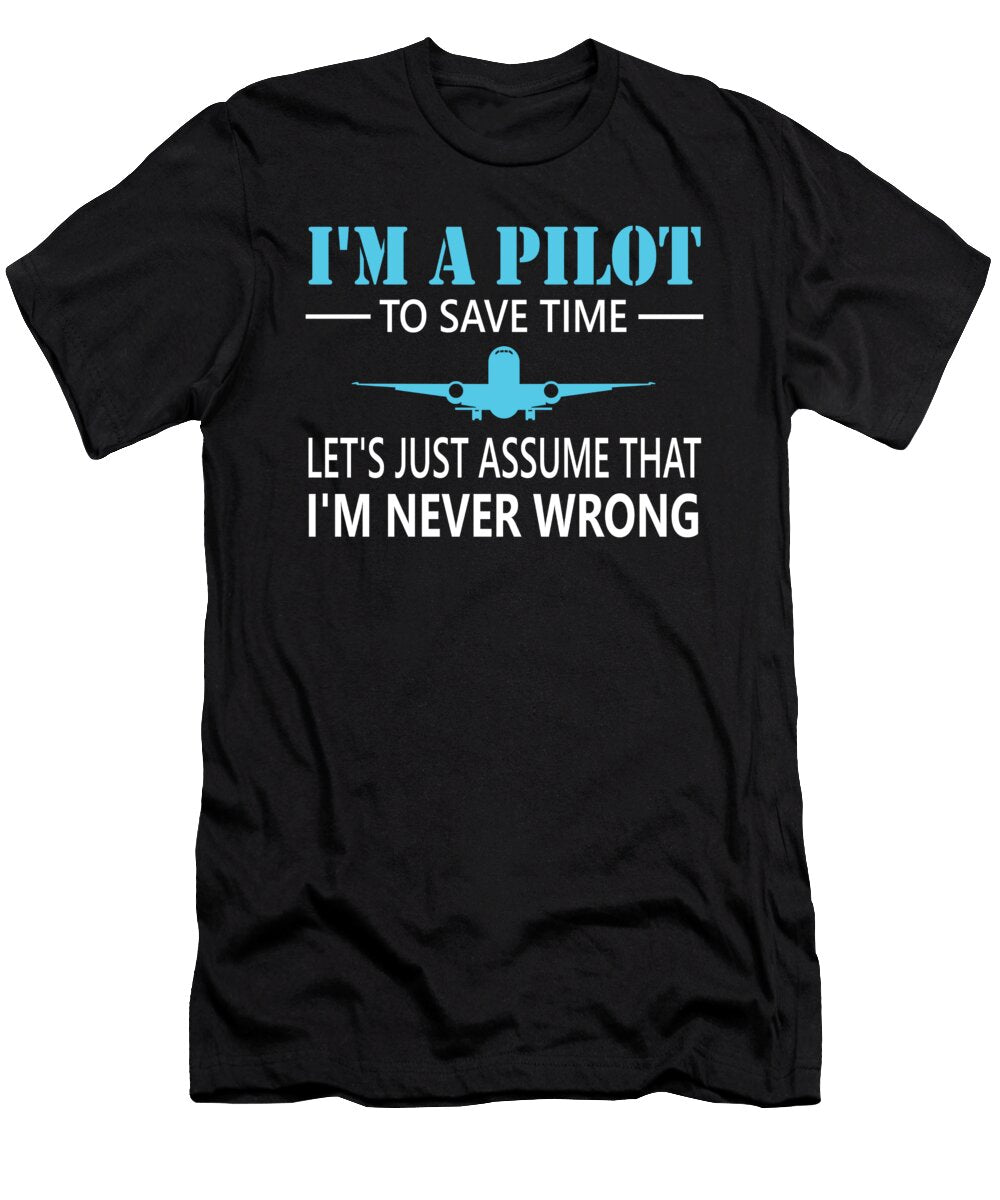 Airplane Pilot Aviation Helicopter Gift Raphaelartdesign T-Shirt