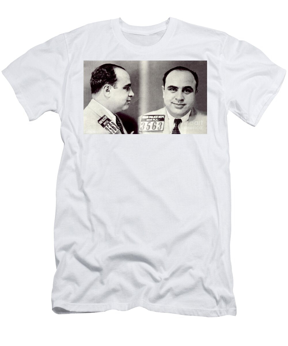 Al Capone Mugshot Jon Neidert T-Shirt