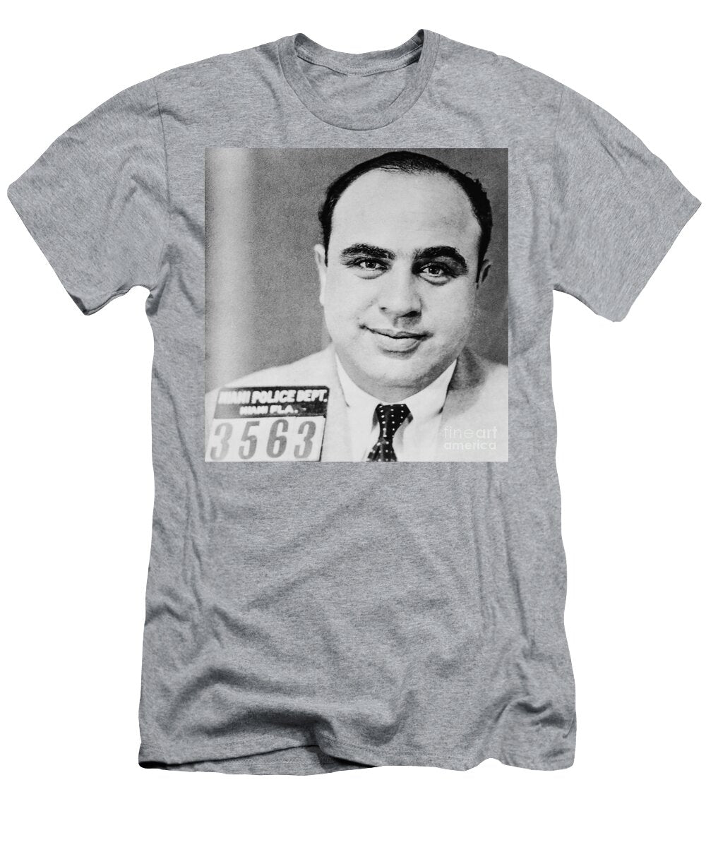 Al Capone Mugshot Miami Fl Jon Neidert T-Shirt
