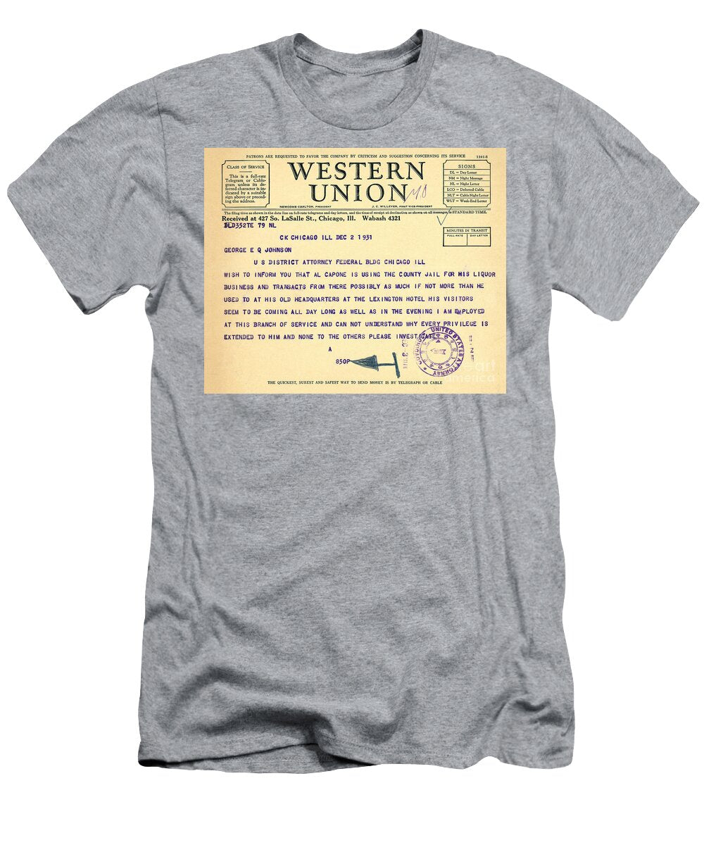 Al Capone Telegram Jon Neidert T-Shirt