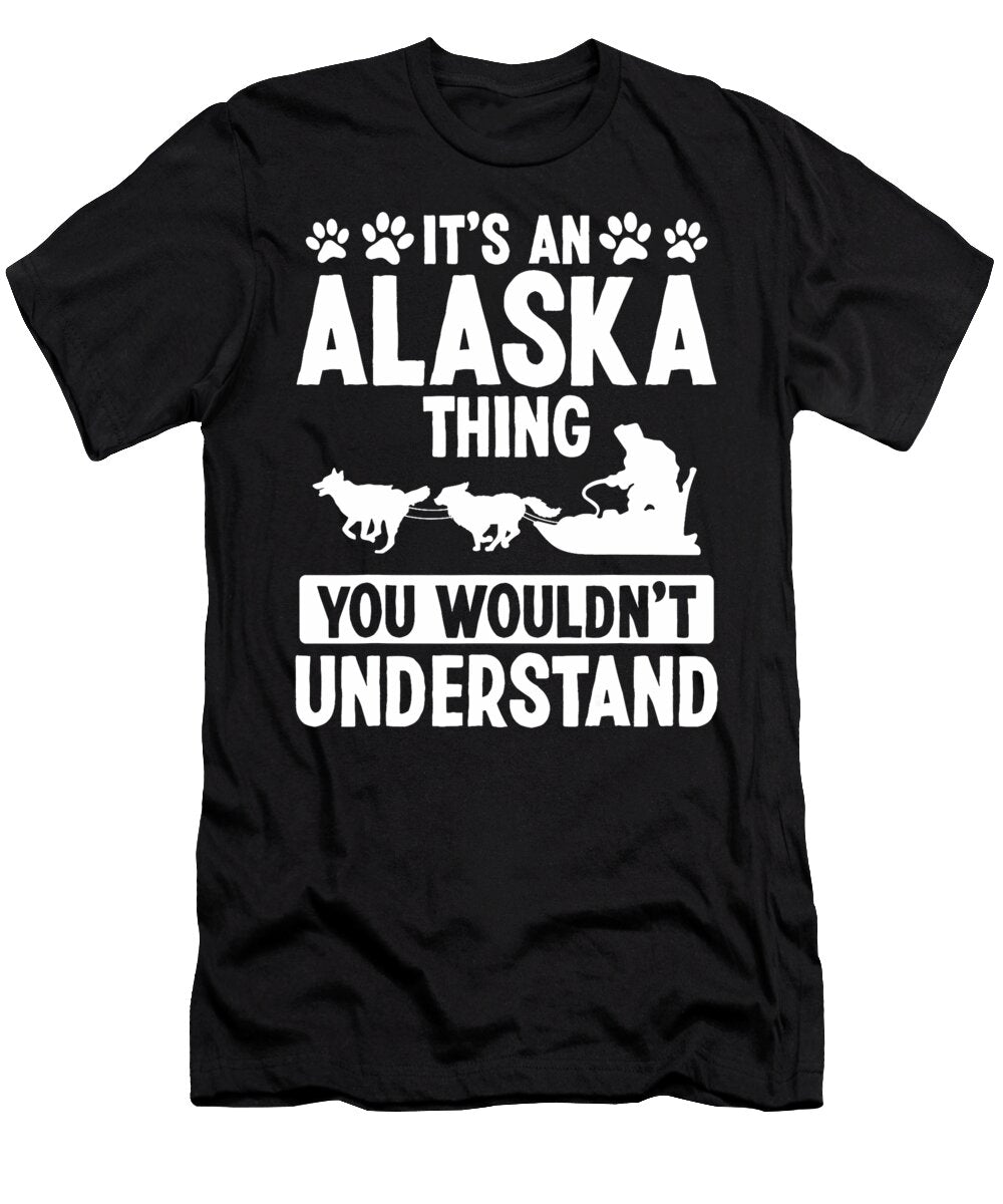 Alaska Mushing Sled Dog Racing Husky Sledding Studi Alex T-Shirt