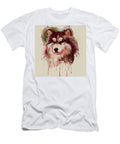 Alaskan Malamute Cream and Red Wood Marian Voicu T-Shirt