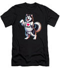 Alaskan Malamute Dad I Love Dad Alaskan Malamute Lover Job T-Shirt