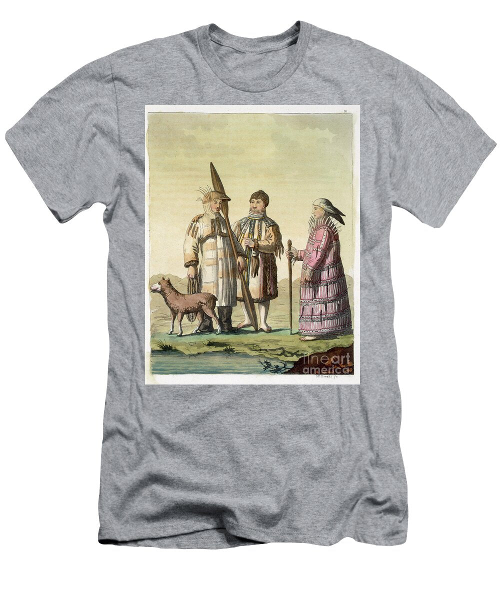 Alaskan Men and Women Dressed for Fishing Dk Bonatti T-Shirt