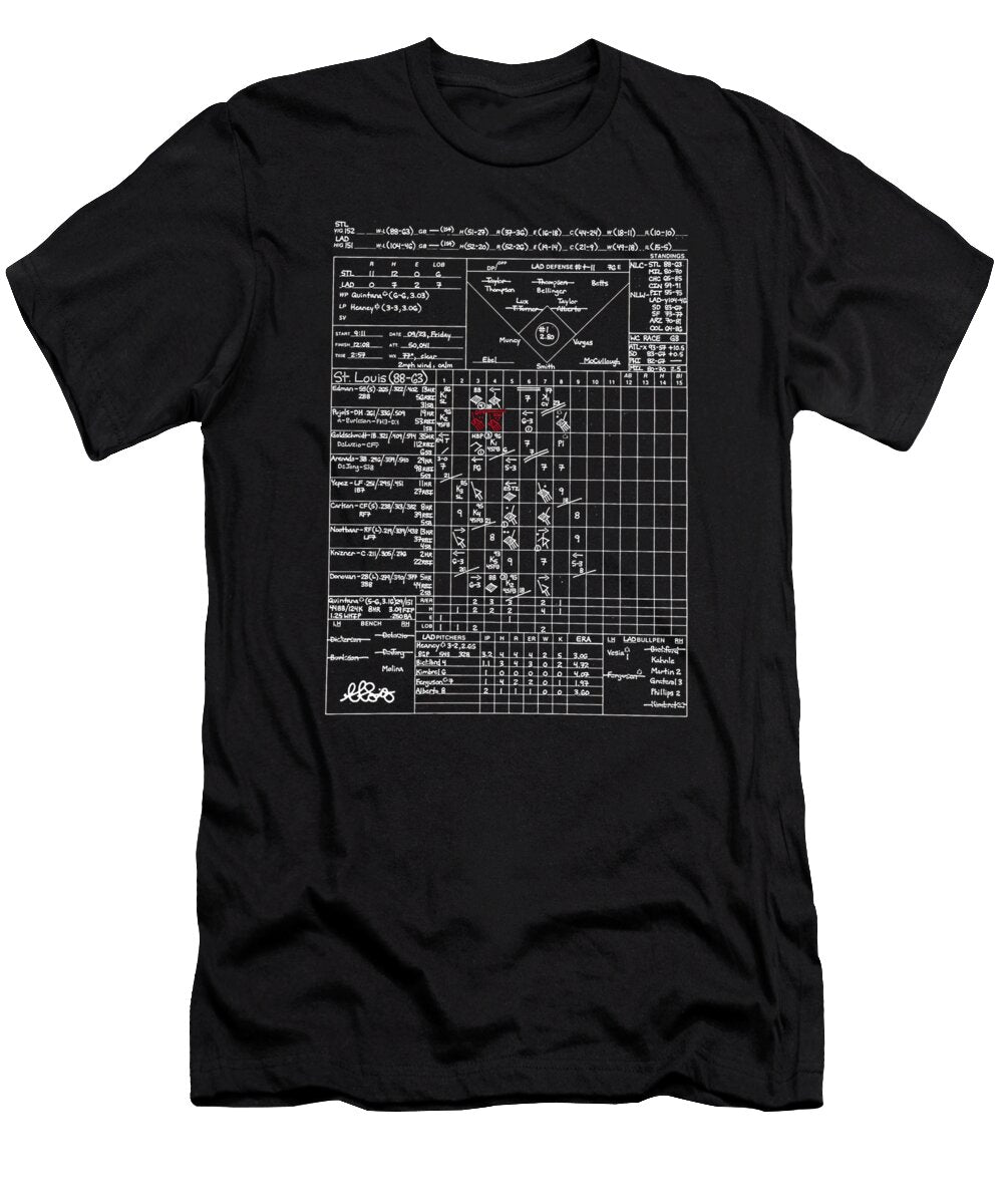 Albert Pujols 700 Scorecard Ozlem Altin T-Shirt