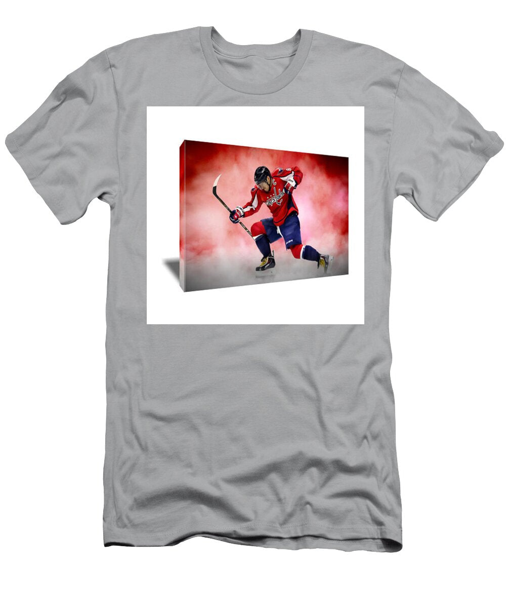 Alex Ovechkin Canvas Art Art Wrench Dotcom T-Shirt