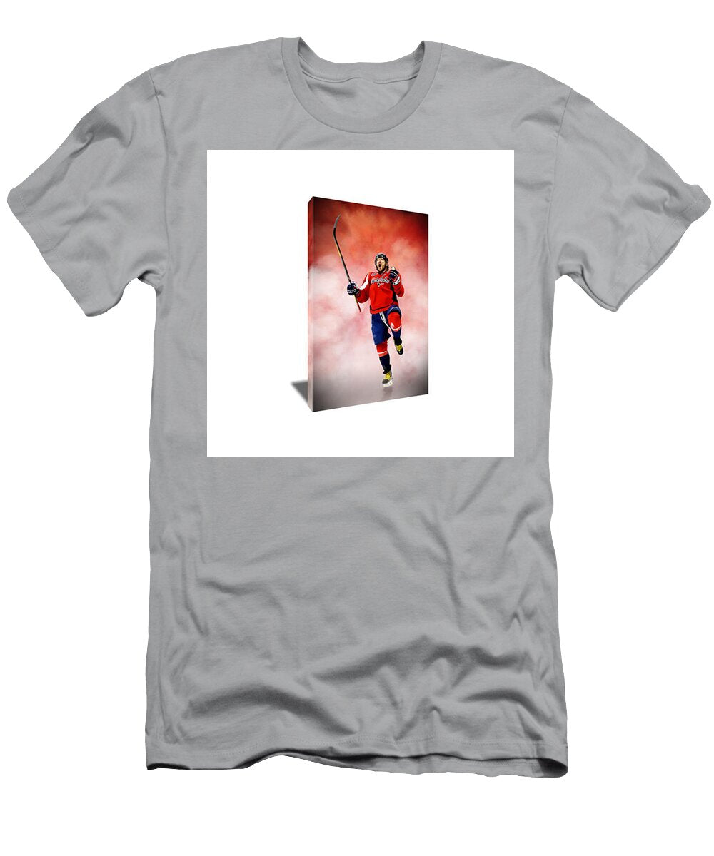 Alex Ovechkin Ii Canvas Art Art Wrench Dotcom T-Shirt