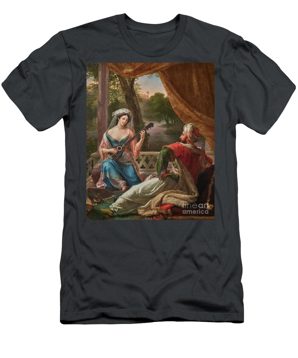 Alexandre Marie Colin French 1798 1875 the Sultan Artistic Rifki T-Shirt