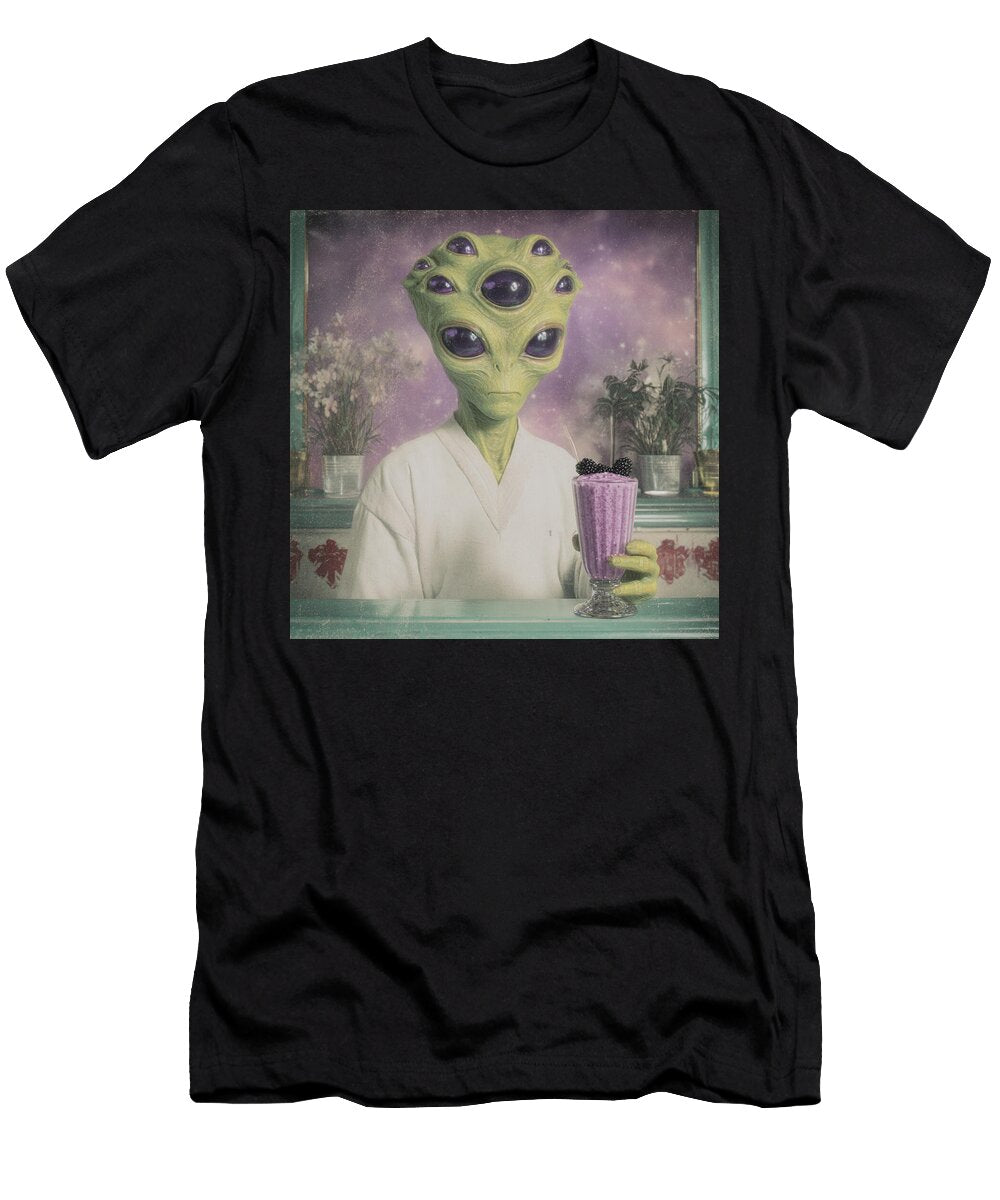 Alien and a Milkshake Cassie Peters T-Shirt