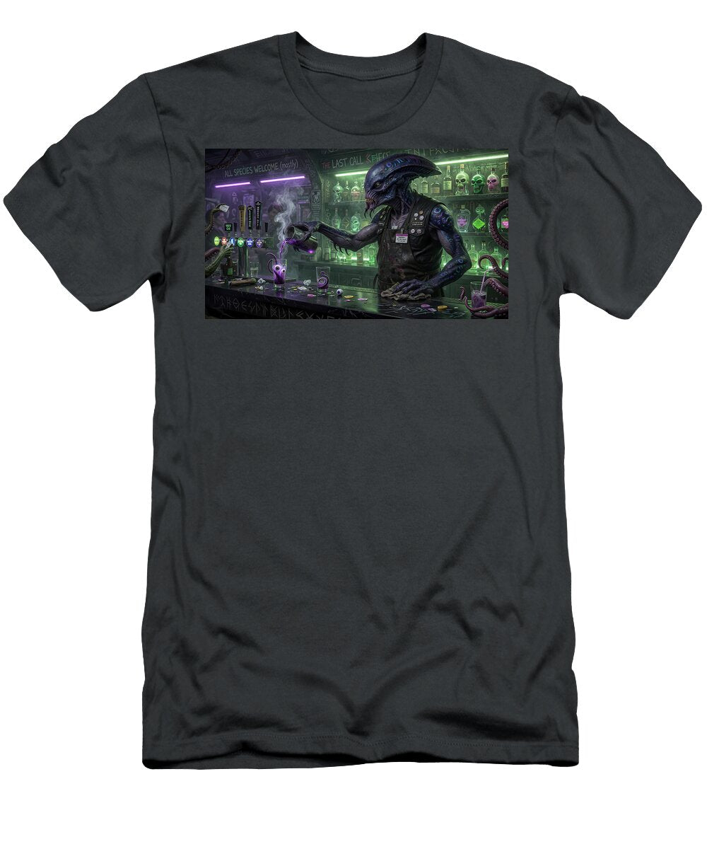 Alien Bartender Tricky Woo T-Shirt