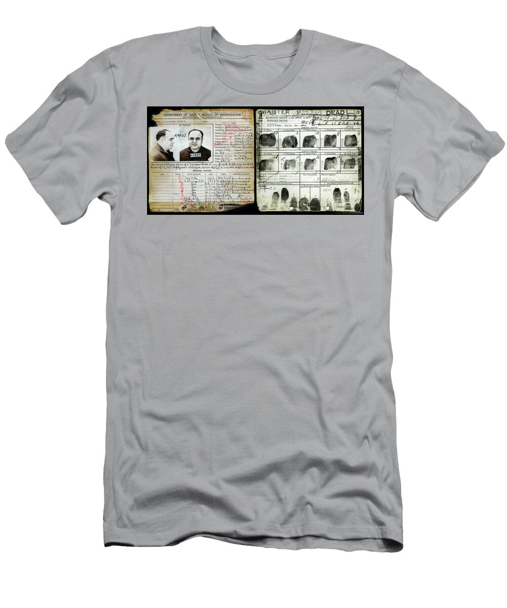All Capone Booking Sheet Jon Neidert T-Shirt