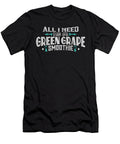All I Need Is a Green Grape Smoothie Orange Pieces T-Shirt