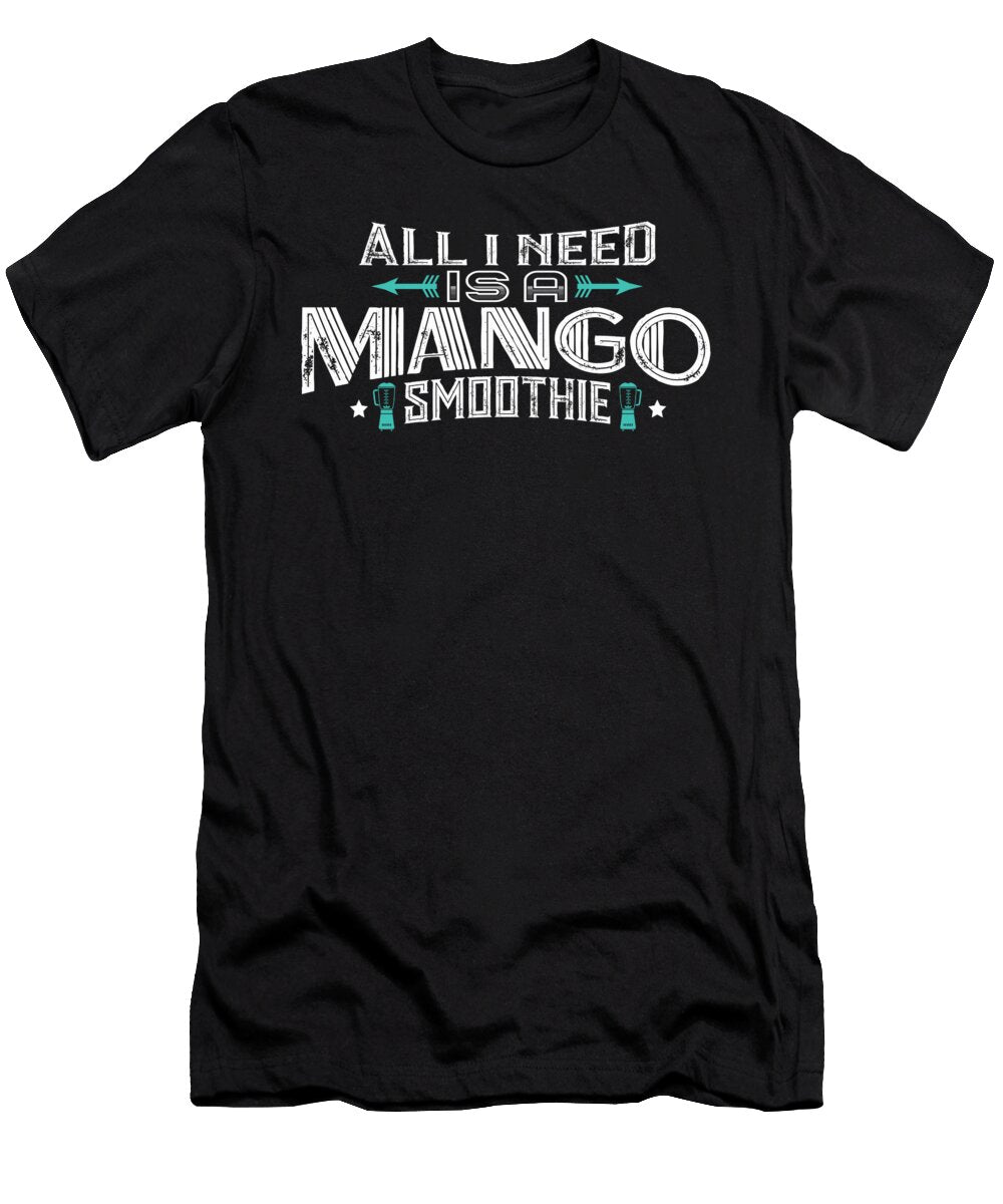All I Need Is a Mango Smoothie Orange Pieces T-Shirt