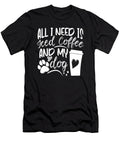 All I Need Is Iced Coffee and My Dog Barista Men Studi Alex T-Shirt
