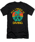All I Need Is Scuba Diving Retro Vintage Organicfoodempire T-Shirt