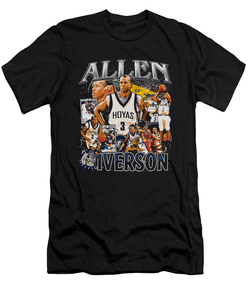 Allen Iverson College Vintage Bootleg Ozlem Altin T-Shirt