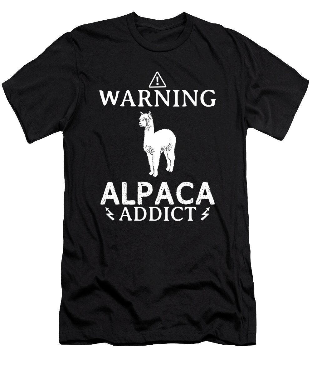 Alpaca Addict Funny Design for Gift Syou Art T-Shirt