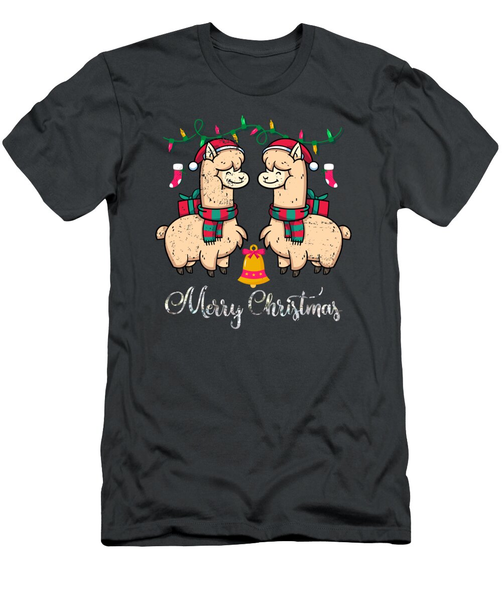 Alpaca Animal Xmas Eve Kids Gift Llama for Christmas Present Cjayd Imaan T-Shirt