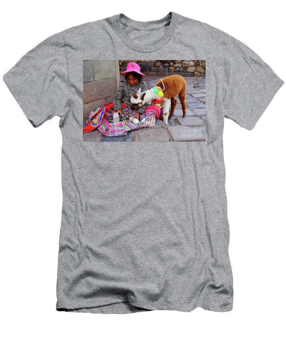 Alpaca Breakfast Preparations James Brunker T-Shirt