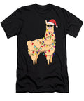 Alpaca Christmas Lights Llama December Christmas Shirtom T-Shirt