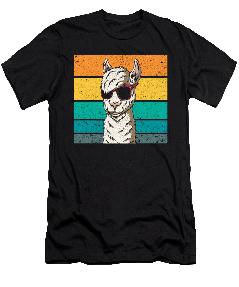 Alpaca Cool Sunglasses Manuel Schmucker T-Shirt