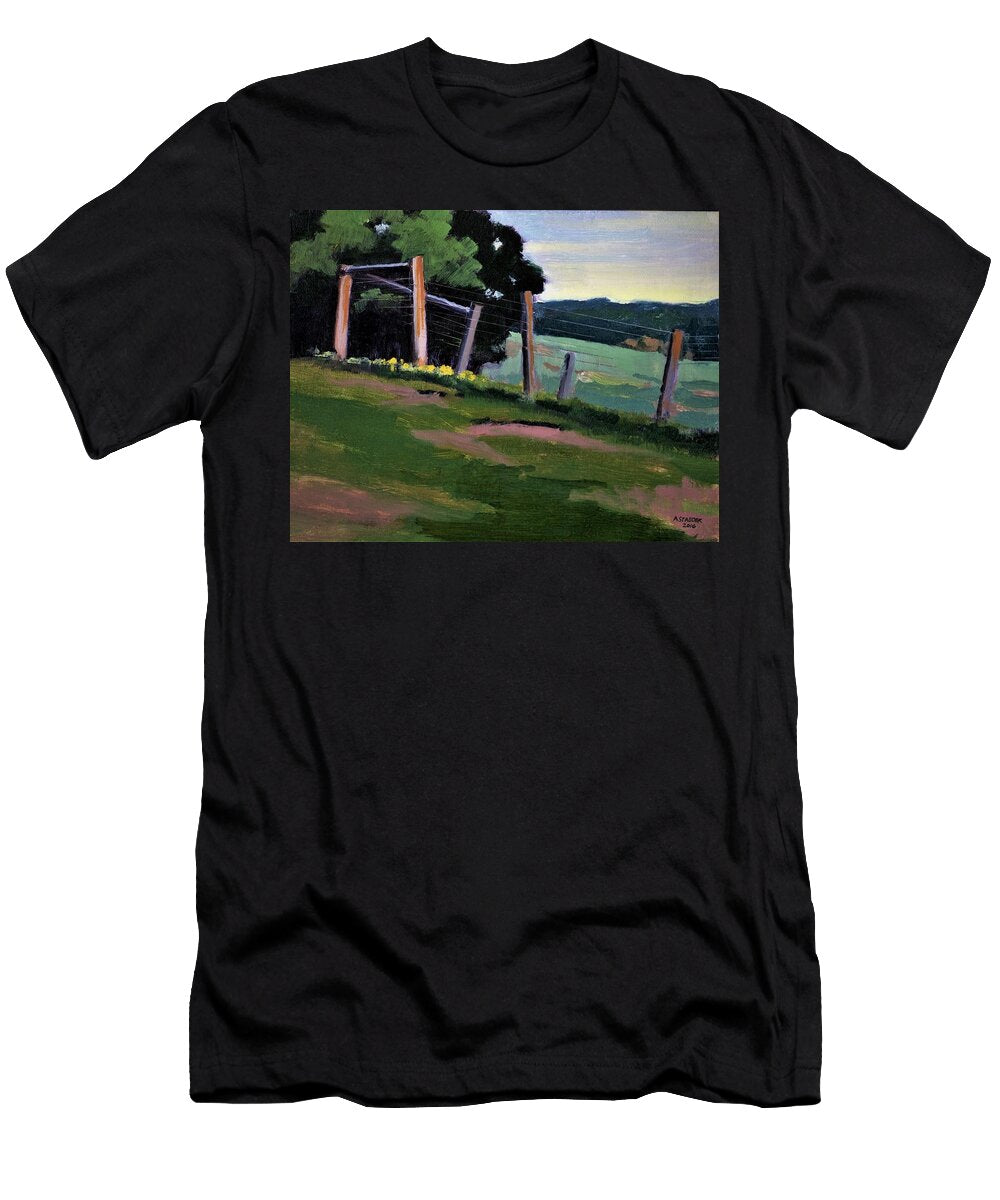Alpaca Corral Riverwind Farm Arthur Stauder T-Shirt