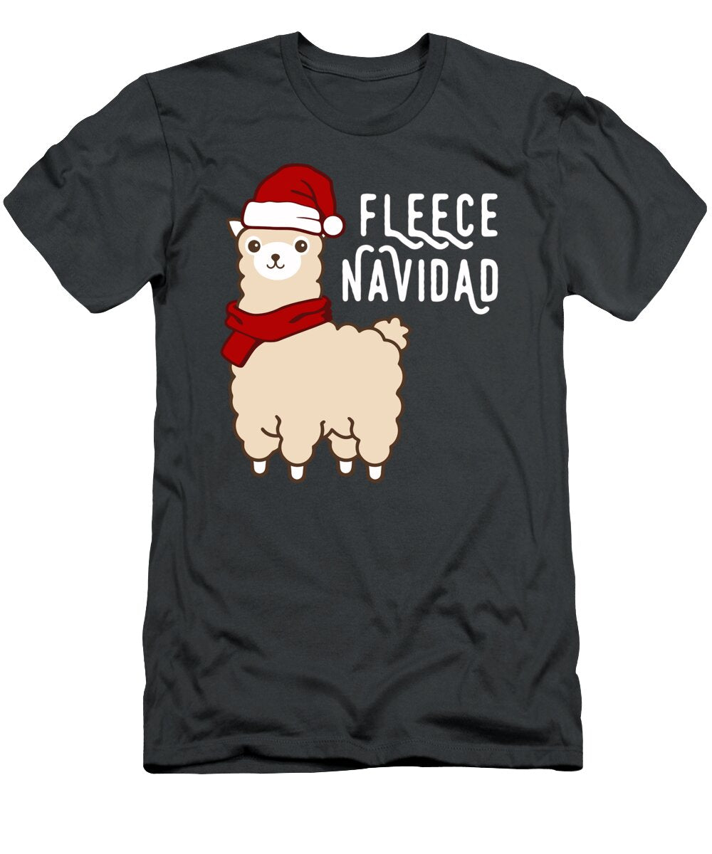 Alpaca Fleece Navidad Xmas Gift for Christmas Present Cjayd Imaan T-Shirt