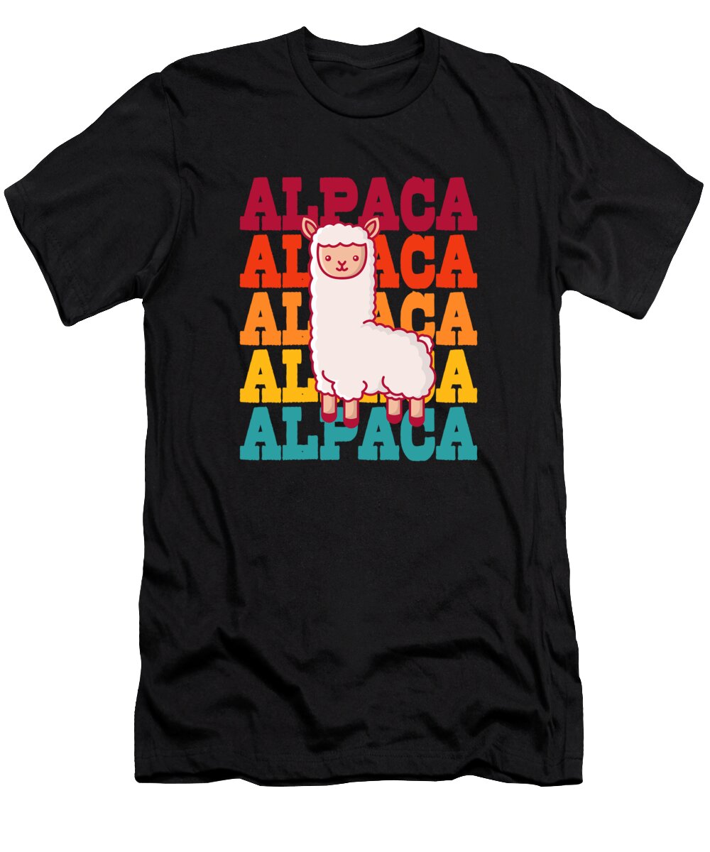 Alpaca Guanaco Llama Vicuna Breeder Alpaca Marco Rothe T-Shirt