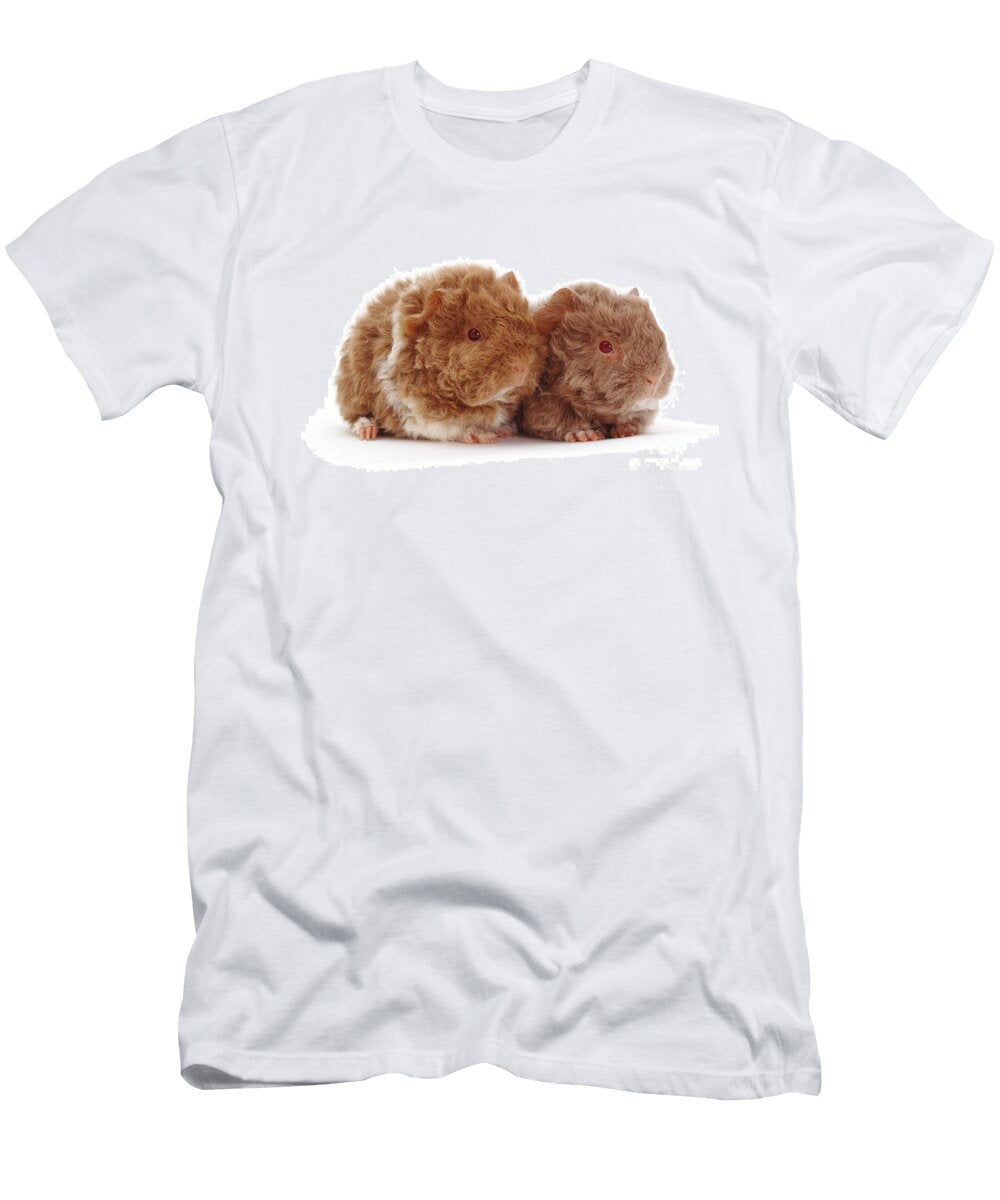 Alpaca Guinea Piglets Jane Burton T-Shirt