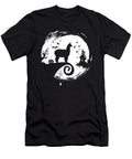Alpaca Halloween Costume Moon Silhouette Creepy Wowshirt T-Shirt