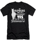 Alpaca Humor Can Alpacas Make You a Millionaire Only If Already a Billionaire Kanig Designs T-Shirt