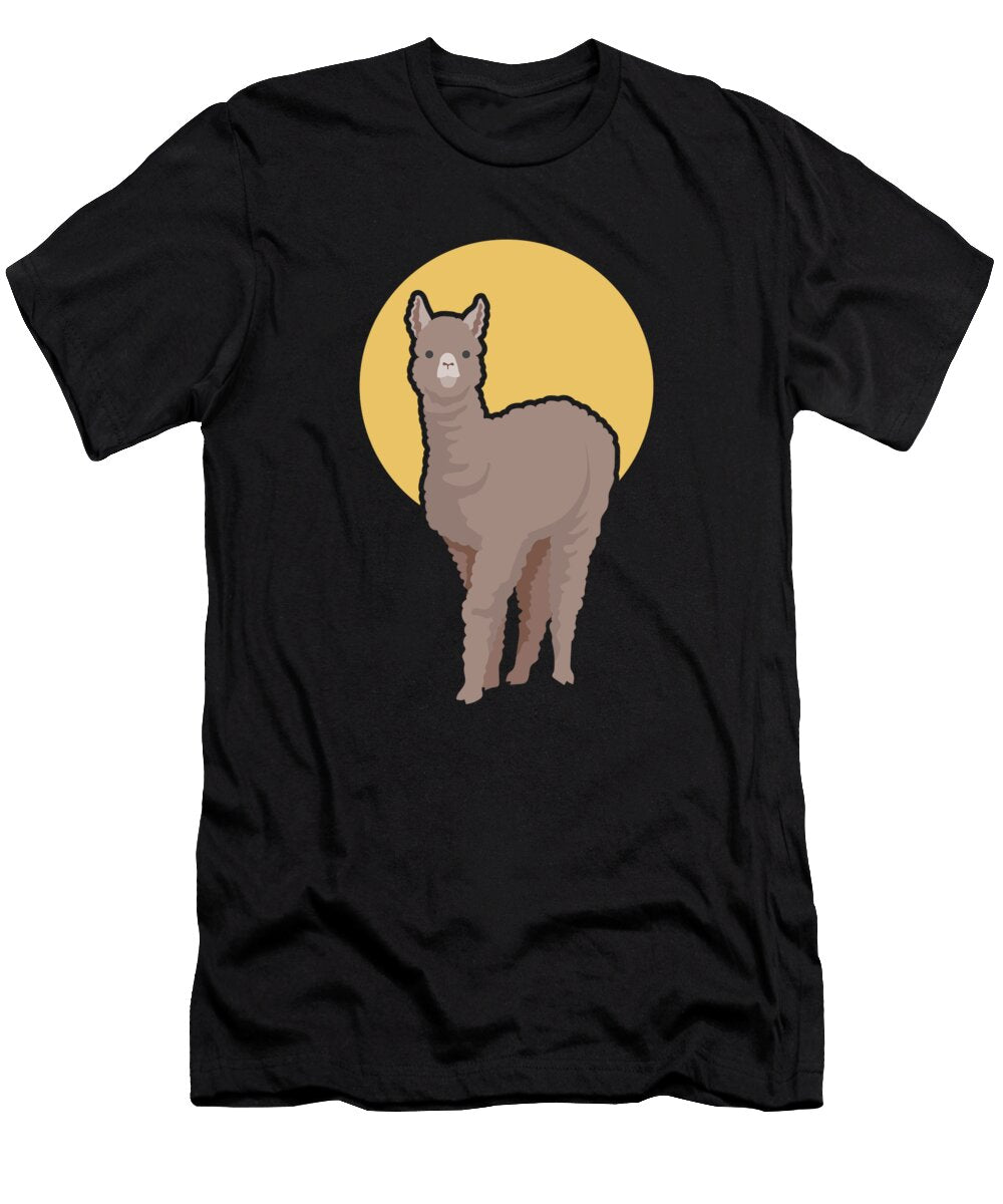 Alpaca Illustration Guanaco Llama Vicuna Breeder Alpaca Marco Rothe T-Shirt