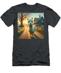 Alpaca in a Sunlit Farmyard Trish Tritz T-Shirt